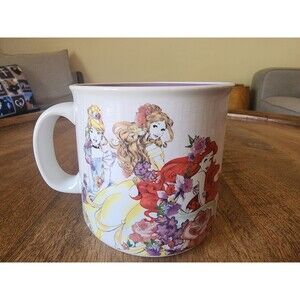 Disney Princess Ariel Belle Cinderella Coffee Cup Tea Mug 20oz
